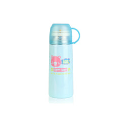 Stainless Steel Vacuum Flask with Thermal Insulation in Sky Blue Color, 350 ml