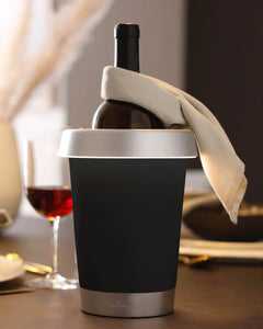 Villeroy & Boch Bordeaux wine cooler with light, Black