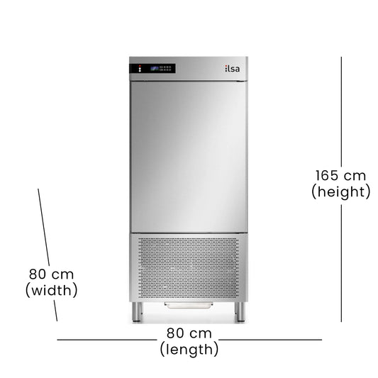 Ilsa Blast Chiller 8 Trays, 2100 W, 80 x 80 x 165 cm