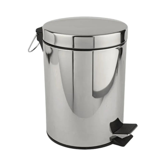 THS AF07331 Grey Garbage Pedal Bin 45L