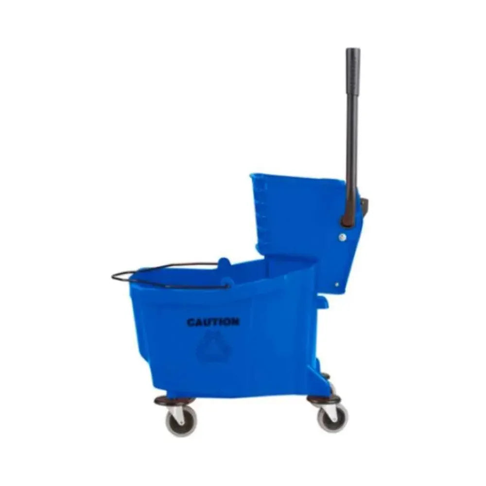 THS AF08080 Blue Single Mop Bucket Trolley 32L