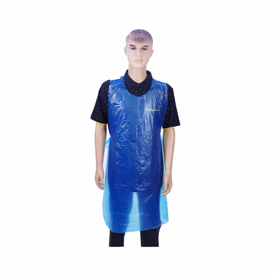 hotpack plastic apron in blue color 71 12x116 84 cm 1000 pcs