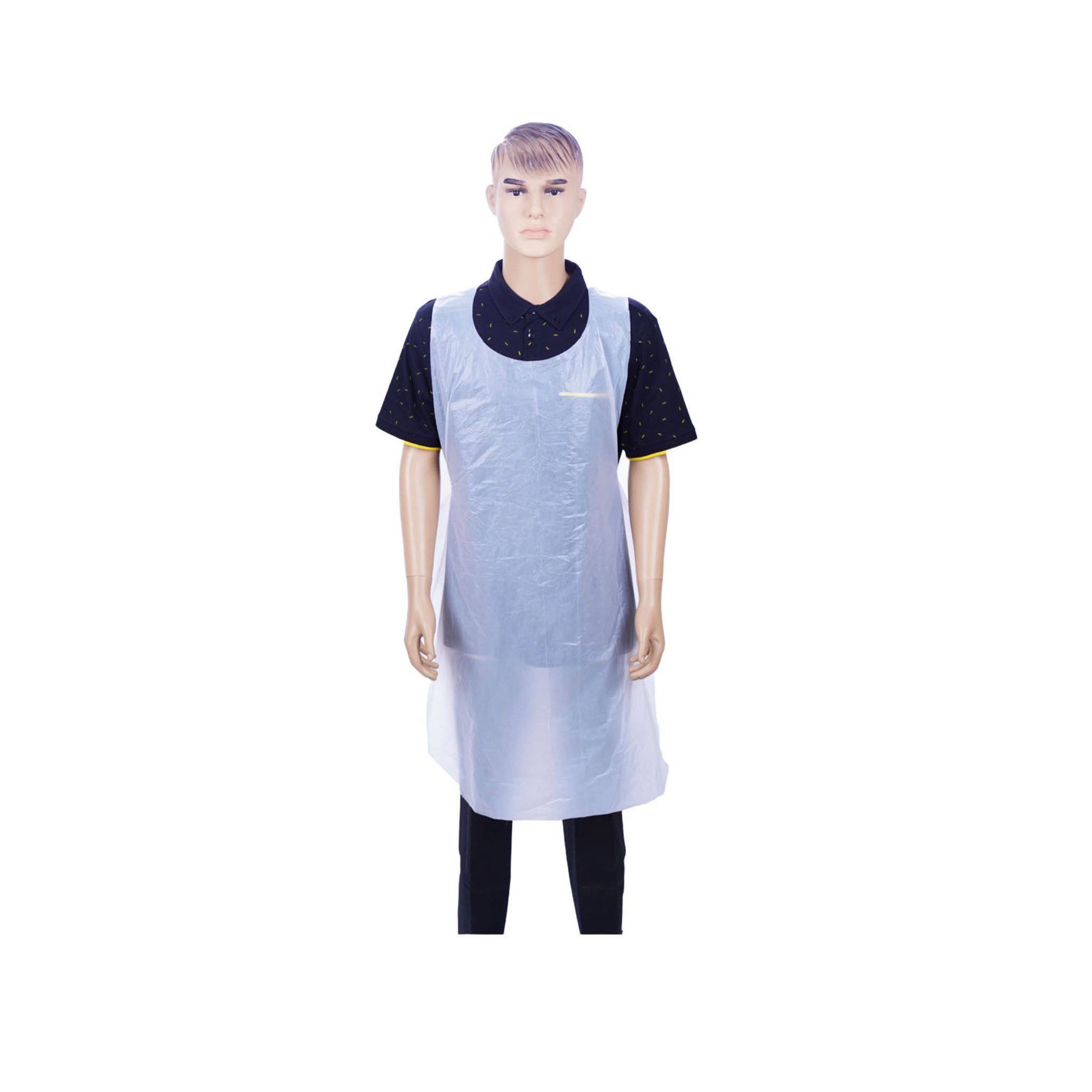 hotpack plastic apron in white color 71 12x116 84 cm 1000 pcs