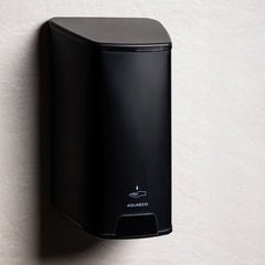 Aquaeco Ix304 Matt Black Stainless Steel Wall Mounted Touchless Liquid Soap Dispenser Battery Operated, Capacity 880 ml