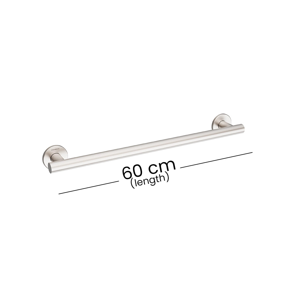 Aquaeco Ix304 Brushed Stainless Steel Straight Support Bar Without Fixing Screw, Dia 32 Cm 60x8.2x7.8 cm