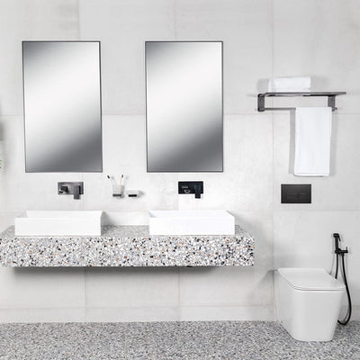 Aquaeco Aluminium Reversible Mirror, 60x2.11x80 cm