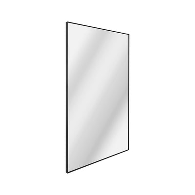 Aquaeco Matt Black Reversible Mirror, 60x2.11x80 cm