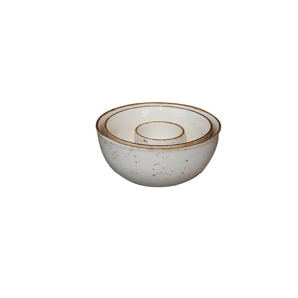 Furtino England Exotic 6"/16cm White Porcelain Bowl - HorecaStore