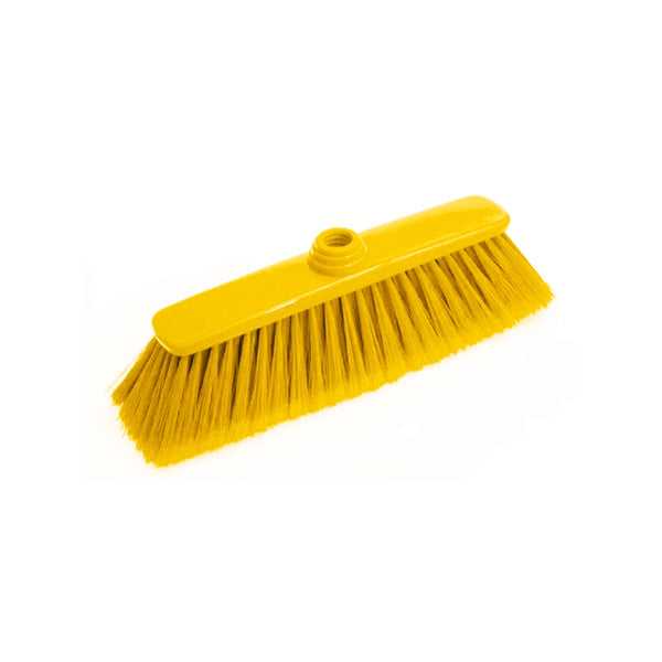 THS MR140.10 Yellow Soft Sovrana Broom With Metal Handle