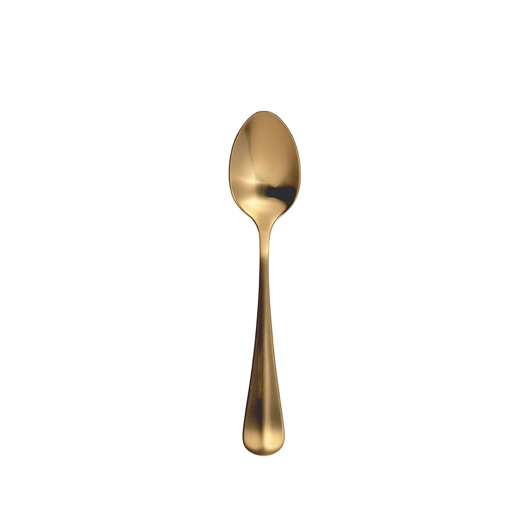 Furtino England Baguette 18/10 Stainless Steel Tea Spoon Matt Gold, 14cm, Pack of 12