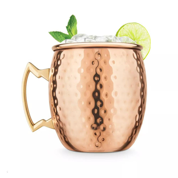 THS BAH1102 Copper Plated Antique Finish Moscow Mule Mug 45cl - HorecaStore