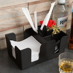 THS BAH1104 Plastic Bar Caddy Black