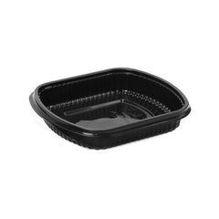 Hotpack Black Base Rectangular Container Without Lid, 24 x 20.5 x 4.2 cm, 250 PCs