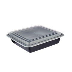 Hotpack Lids For Black Base Rectangular Container (Only Lid), 22.1 x 15 x 5.2 cm, 828 ml, 300 PCs