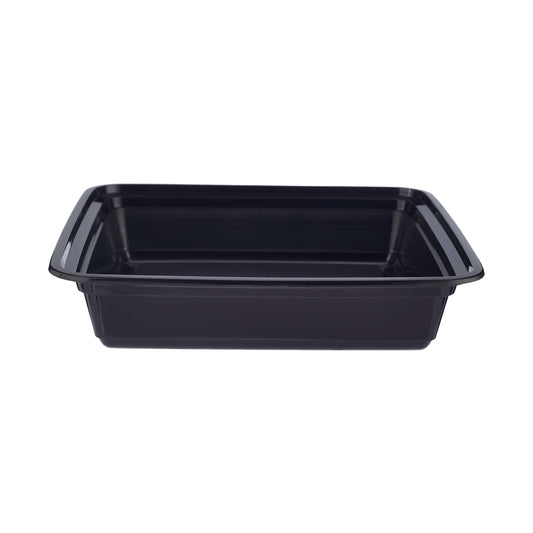 hotpack lids for black base rectangular container 18 4 x 12 3 x 6 5 cm 710 ml 300 pcs