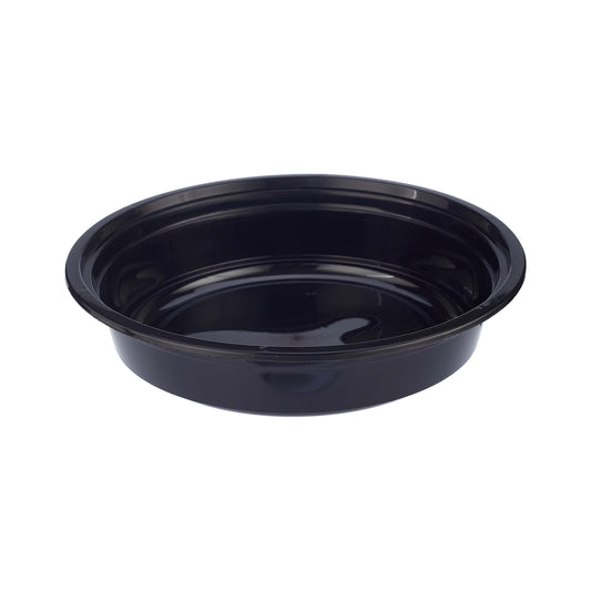 hotpack black base round container 18 x 7 x 30 cm 946 ml 300 pcs