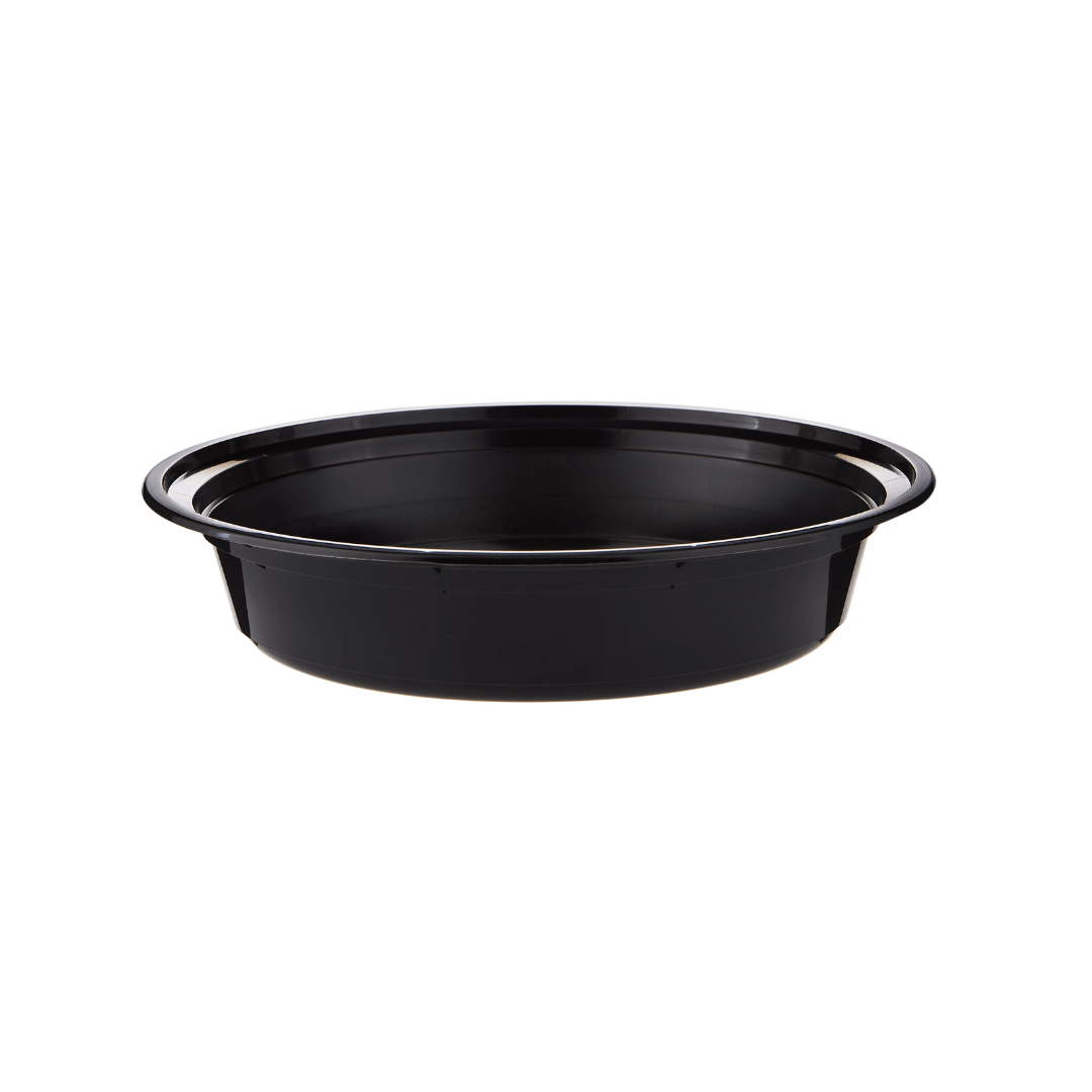 hotpack black base round container base 18 2 x 8 7 x 30 cm 1183 ml 300 pcs