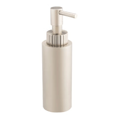 Bagnodesign Brushed Nickel Orology Freestanding Soap Dispenser, 5x6.8x17.3 cm