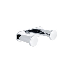 Bagnodesign Chrome Ovale Double Robe Hook, 7x4x2 cm