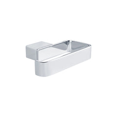 Bagnodesign Chrome Smooth Toilet Roll Holder, 13x10x3 cm