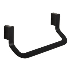 Bagnodesign Matt Black Zephyr Towel Ring, 21.8x7.2x8.8 cm