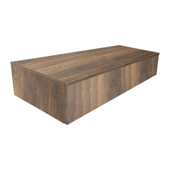 Bagnodesign Corsair Wall Mounted Storage Unit With One Pull Out Drawer, Oak Tennis 120x50.5x26.3 cm