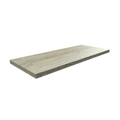 Bagnodesign M-Line Countertop Shelf, Sand Grey Oak, 12.04x50x3.8 cm