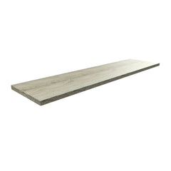 Bagnodesign M-Line Countertop Shelf, Sand Grey Oak, 20.04x50x 3.8 cm