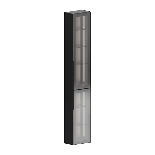 bagnodesign-orology-tall-unit-left-hand-with-led-smoked-glass-matt-black-35x21x20-10-cm