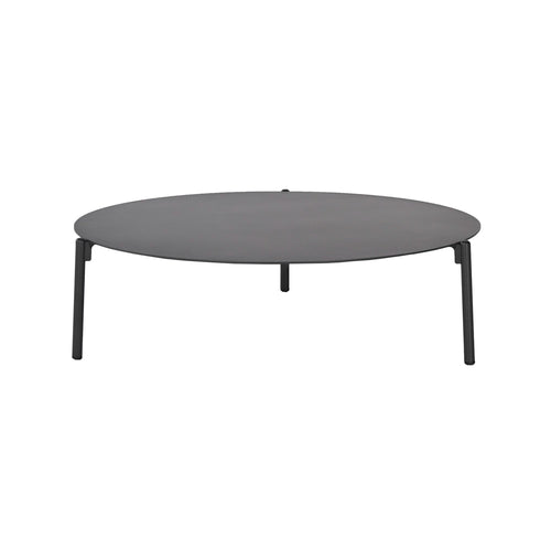 Gymkhana More Outdoor Coffee Table Aluminium Top & Frame, Charcoal, 103x28.5 cm