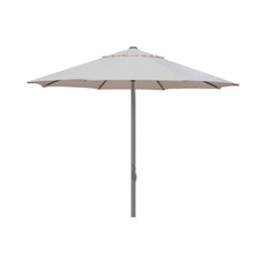 Gymkhana Capri Outdoor Centre Pole Umbrella With Double Pulley, Khaki, 299x263.5 cm