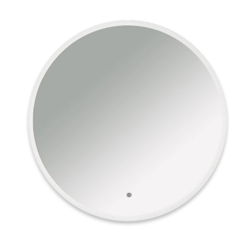 Bagnodesign Koy Round Illuminated Mirror Touch Switch Mains Operated, Frosted, 60 cm