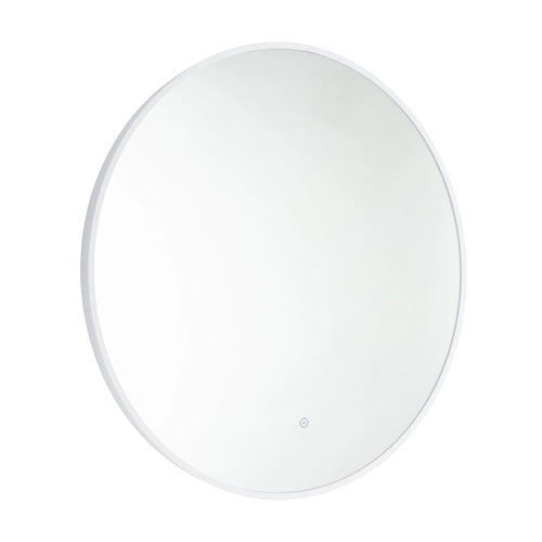 Bagnodesign M-Line Round Backlit Mirror, Matt White, 100 cm