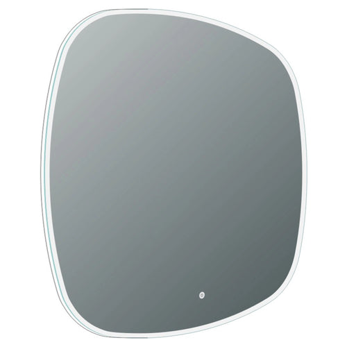 Bagnodesign Seine Illuminated Mirror Touch Switch, On/Off Mains Operated, Clear, 70x3x70 cm