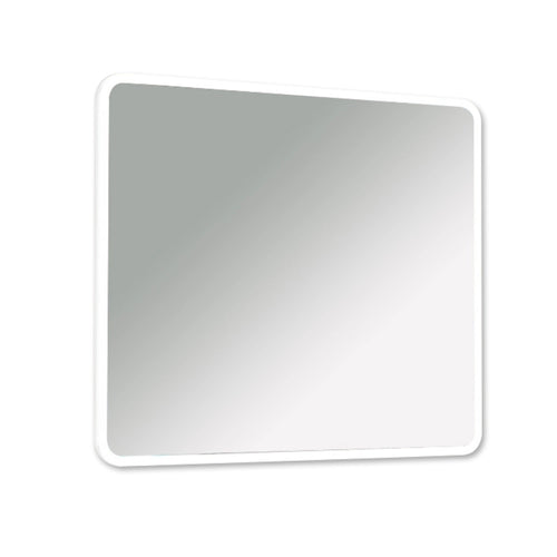 Bagnodesign Stratos Backlit Mirror Sensor Switch Mains Operated, Frosted, 70x5.5x70 cm