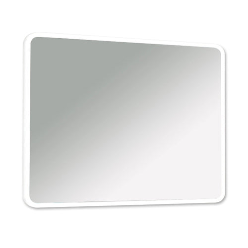 Bagnodesign Stratos Backlit Mirror Sensor Switch Mains Operated, Frosted, 100x5.5x70 cm