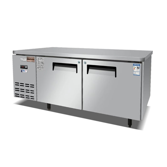 Lava Inox Worktop Chiller Double Door, 360 W, 150 x 80 x 85 cm