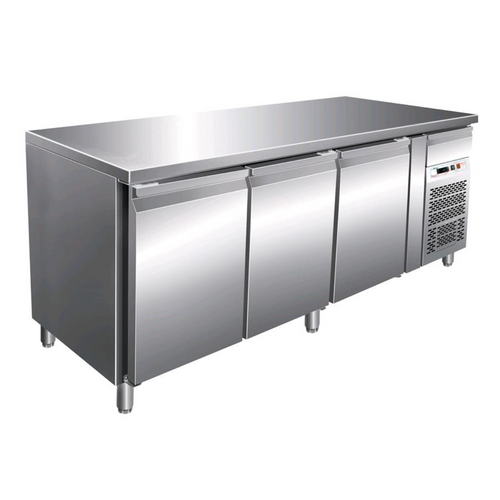 Lava Inox Worktop Chiller Three Door, 230 W, 202.5 x 80 x 85 cm