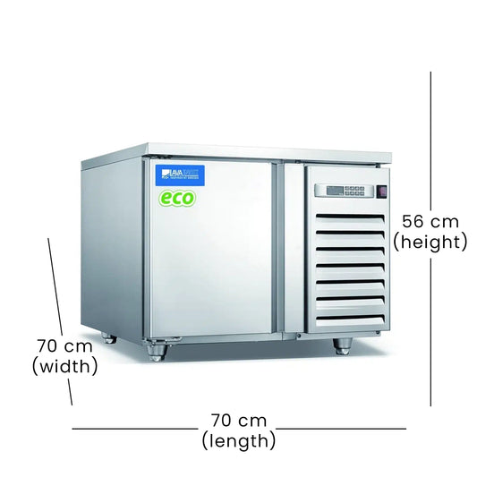 Lava Inox Blast Chiller & Freezer, 450 W, 70 x 70 x 56 cm