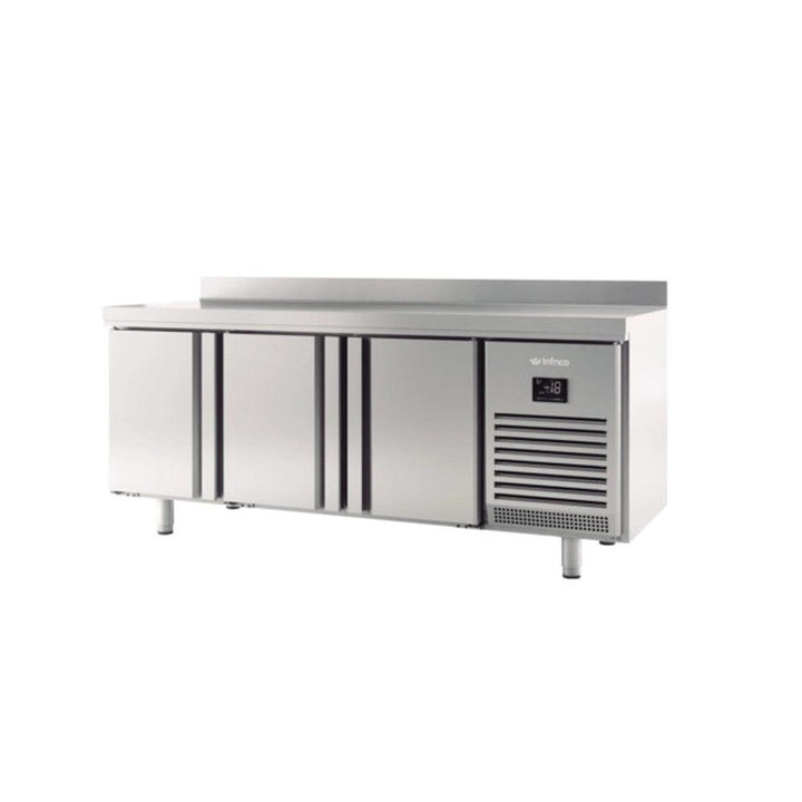 Infrico BMGN1470 II Under Counter 2 Solid Door Chiller With Backsplash Americal Line 305 Liter 209W - HorecaStore