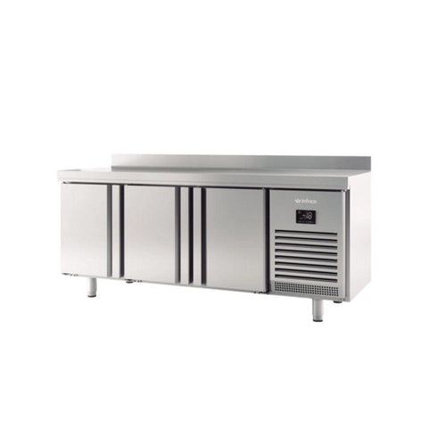 Infrico BMGN1470 II Under Counter 2 Solid Door Chiller With Backsplash Americal Line 305 Liter 209W