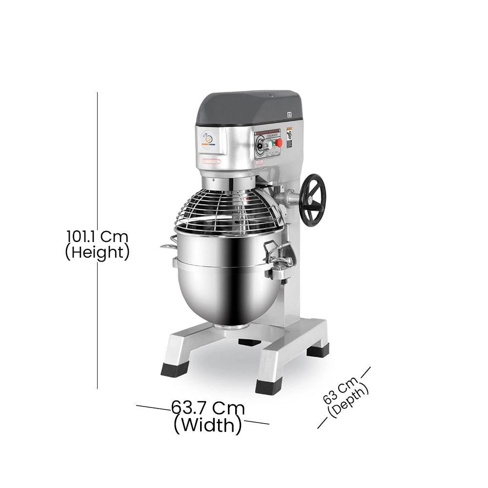 THS BT 40 Food Mixer, Capacity 40 L 1.28 kW, 63.7 x 63 x 101.1 cm - HorecaStore