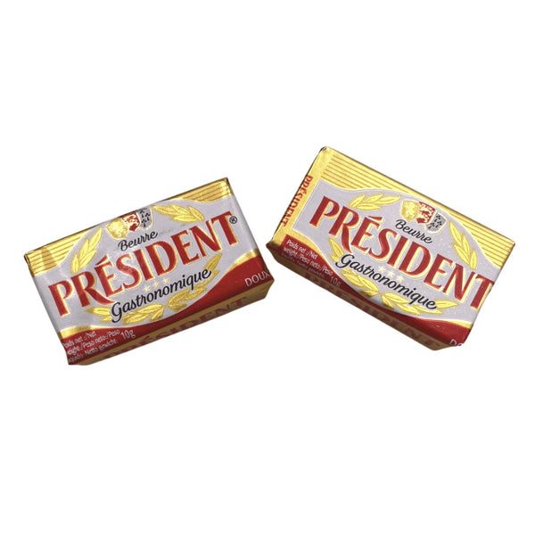 President Unsalted Butter Portion, 6 x 100 x 10grams