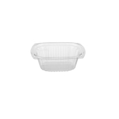 Hotpack Clear Rectangular Container with Lid, 1420 ml, 250 PCs