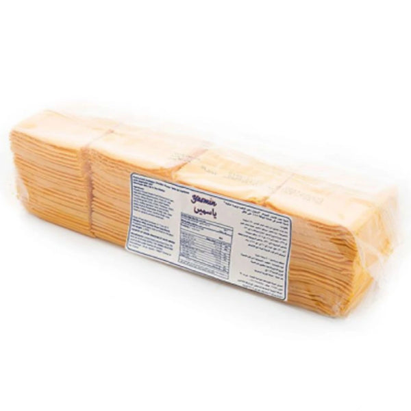 YASMIN American Cheddar Cheese Slice Yellow 2.27 kg x 8 Pcs (160s).