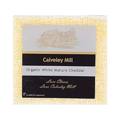 CALVELEY MILL Mature Cheddar White Cheese, 2.5kg Pack (approx)