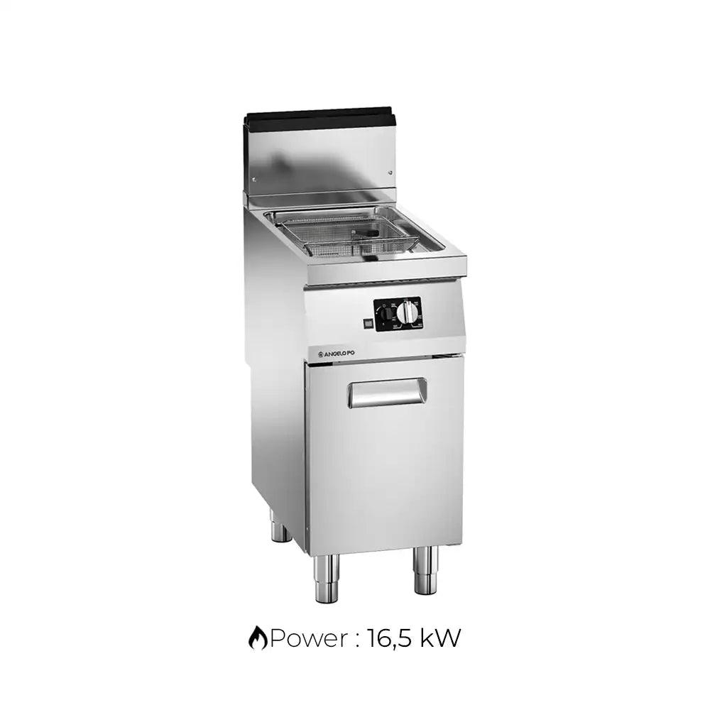 Angelo Po 0S1FR3G Well Gas Fryer, Container Capacity 16 Liter, Gas power 16.5 kW, 40 X 72 X 90 cm - HorecaStore