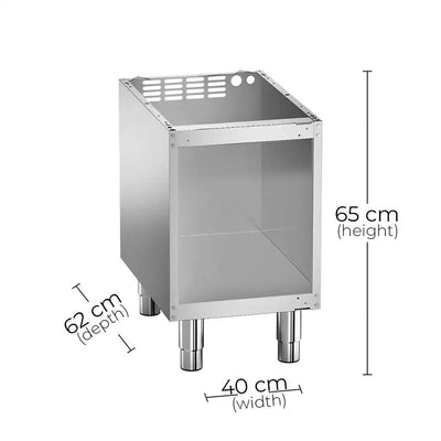 Angelo Po 0SITG Under Compartment-Open Version For Gas Griddle Station, 40 X 62 X 65 cm - HorecaStore