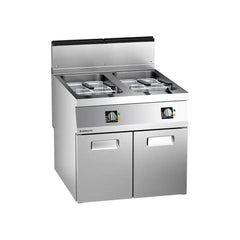 Angelo Po 1N1FR2G2 Wells Gas Fryer, Container Capacity 22+22 Liter, Gas power 42 kW, 80 X 92 X 75 cm