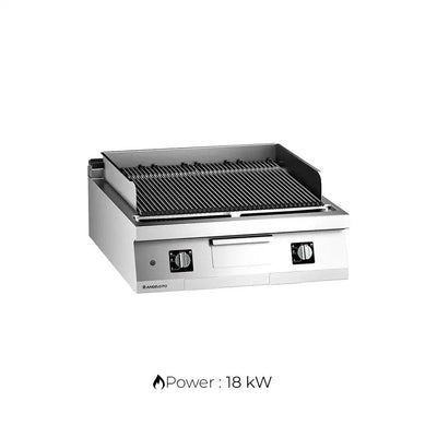 Angelo Po 1N0GRG Gas Chargrill, Gas power 18 kW, 80 X 92 X 25 cm - HorecaStore